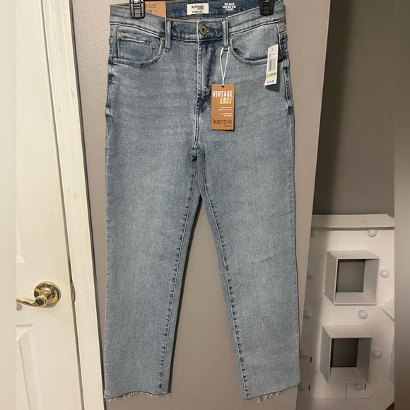 Kensie Denim - Kensie Vintage Light Blue Denim Pants 310
